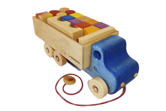 Wooden Blocks In A Truck